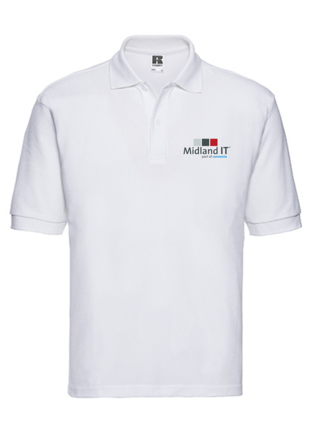 Midland IT Polo Herren Weiß